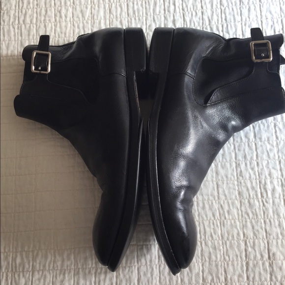 Men’s Prada black leather Chelsea boot w/buckle - Picture 4 of 12